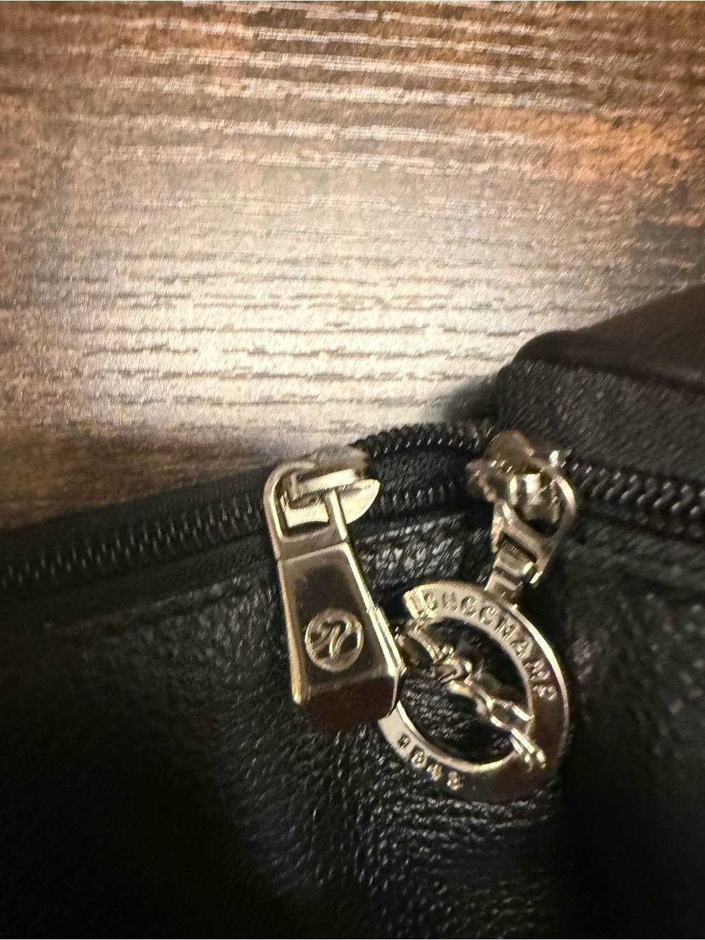 Longchamp Black Leather Belt Bag - Picture 7 of 13
